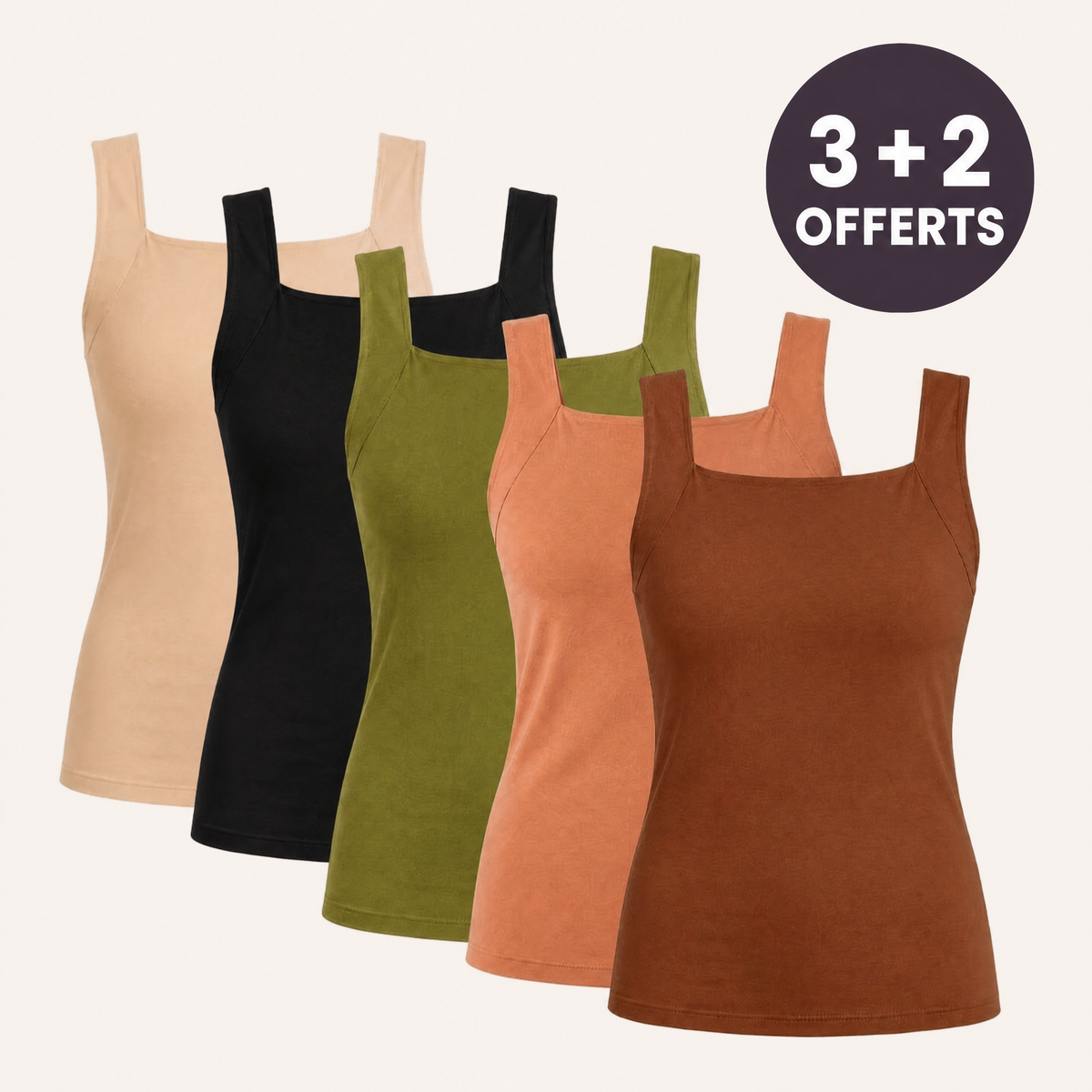 Débardeur Gainant à Soutien-Gorge Intégré